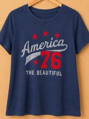 USA 250th Patriotic T-Shirt
 Large |  July 4th Graphic T-Shirt
